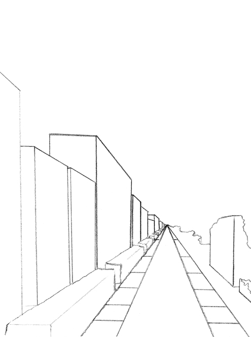 495x664 Perspective Drawing Simple For Free Download - Simple Perspective Drawing