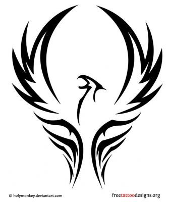 337x400 De Recherche D'images Pour Phoenix Dessin Simple - Simple Phoenix Drawing
