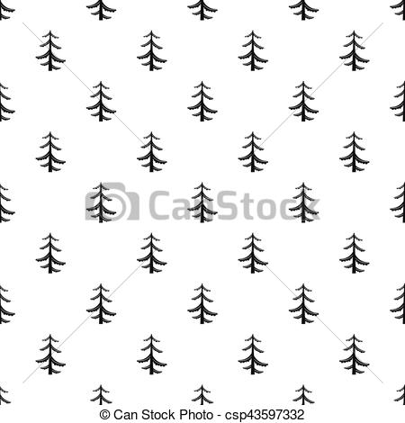 450x470 pine tree pattern, simple style pine tree pattern simple - Simple Pine Tree Drawing