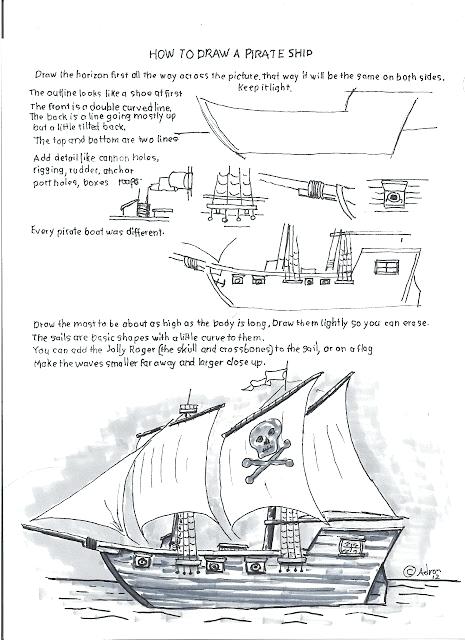 465x640 how to draw a pirate ship feat photos of the simple pirate ship - Simple Pirate Ship Drawing