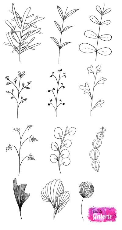 Simple Plant Drawing at PaintingValley.com | Explore collection of