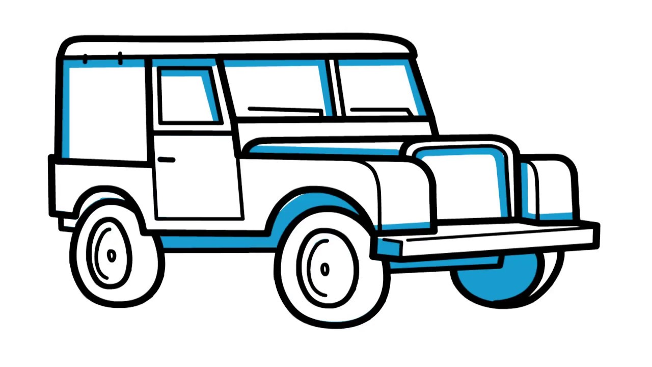 1280x720 how to draw a police car easy for kids ! easy and simple drawing - Simple Police Car Drawing