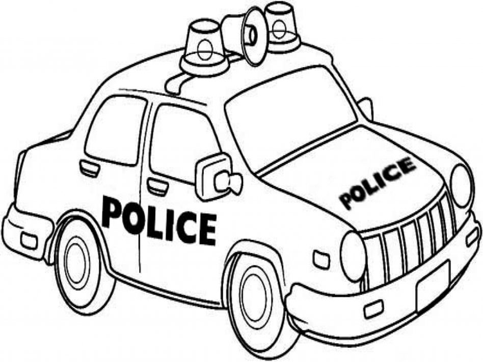 Simple Police Car Drawing at PaintingValley.com | Explore collection of ...