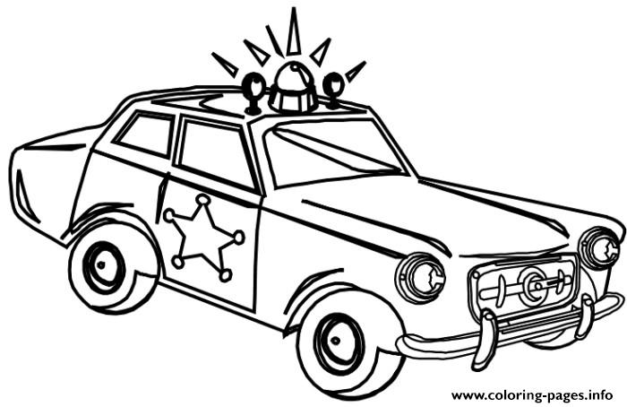 700x454 police car coloring pages to print simple police car drawing - Simple Police Car Drawing