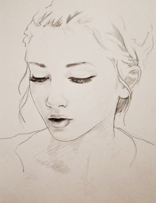 500x651 simple portrait drawings drawings, pencil portrait, easy - Simple Portrait Drawing