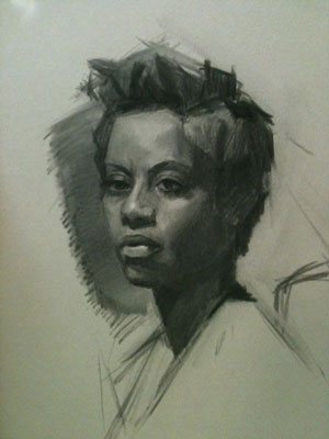 300x400 Drawing Painting A Simple Series Of Corrections - Simple Portrait Drawing