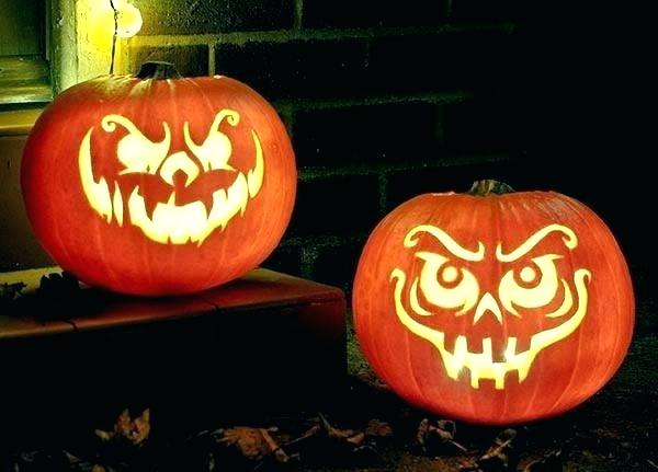 600x431 Pumpkin Faces Ideas Cool Pumpkin Carving Ideas Faces Templates - Simple Pumpkin Drawing
