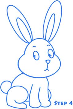 236x352 Step - Simple Rabbit Drawing