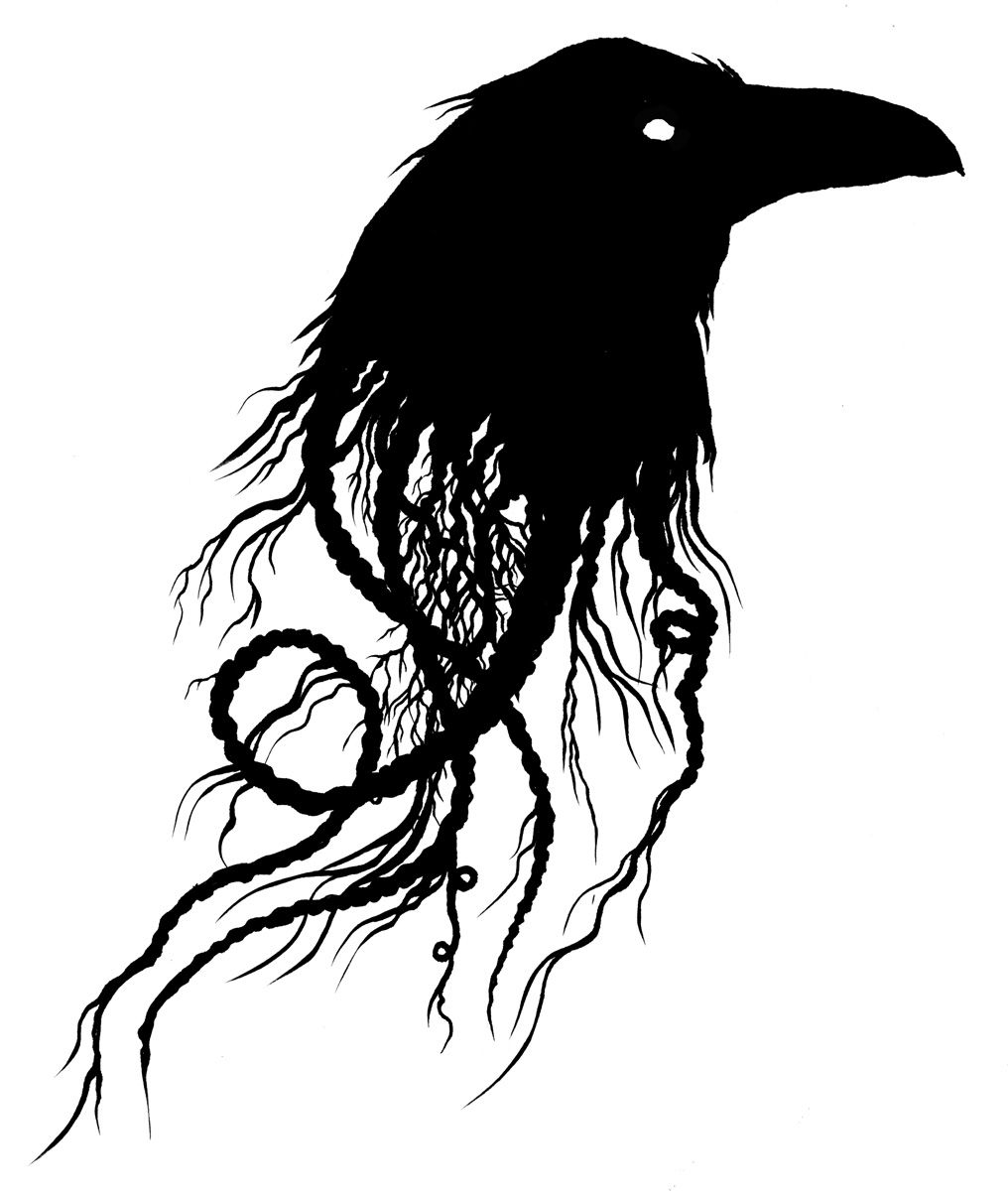 Simple Raven Drawing at Explore collection of