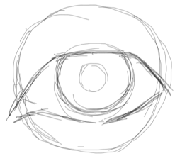 247x220 How To Draw Realistic Eyes With Easy Step - Simple Realistic Drawings