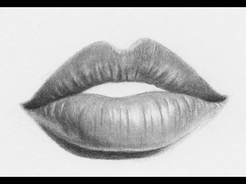 480x360 Easy Way To Draw Realistic Lips - Simple Realistic Drawings