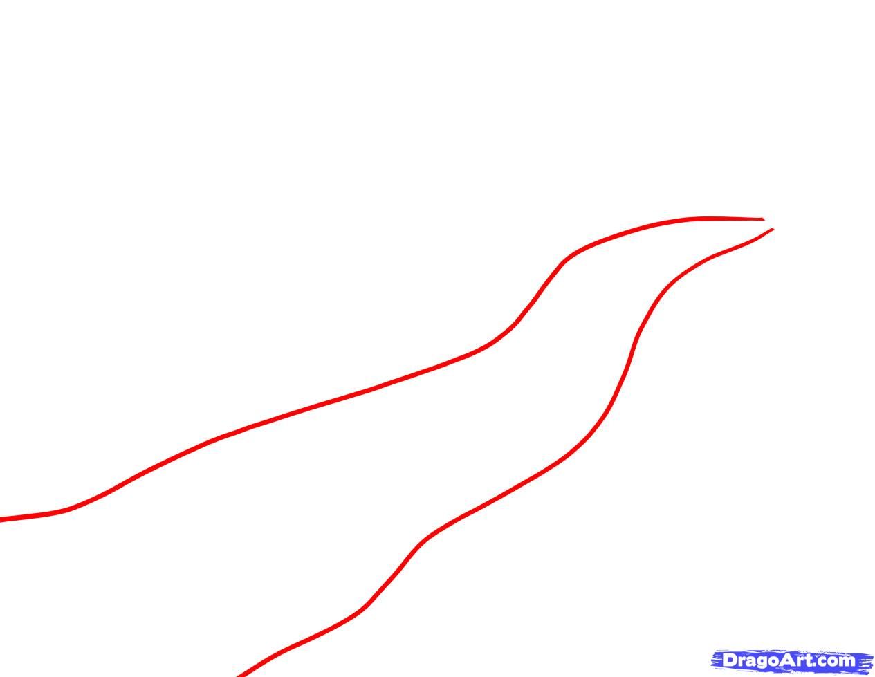 1265x979 Simple River Drawing - Simple River Drawing