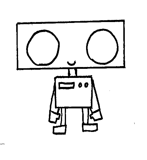 490x530 How To Draw A Robot Neil Slorance - Simple Robot Drawing