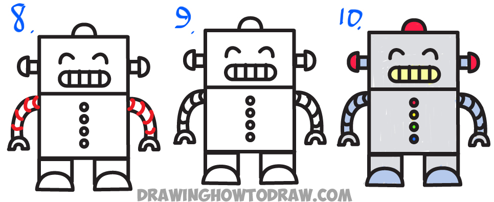 966x395 Easy Robots For Kids To Make - Simple Robot Drawing