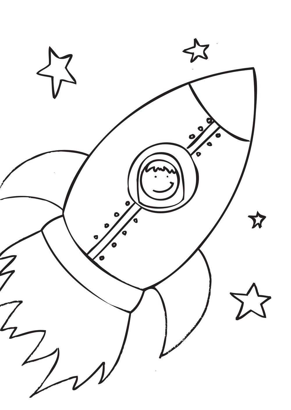 Simple Rocket Ship Drawing At PaintingValley Explore Collection
