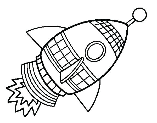 600x470 Coloring Pages Disney Halloween Online Unicorn Easy Simple Rocket - Simple Rocket Ship Drawing