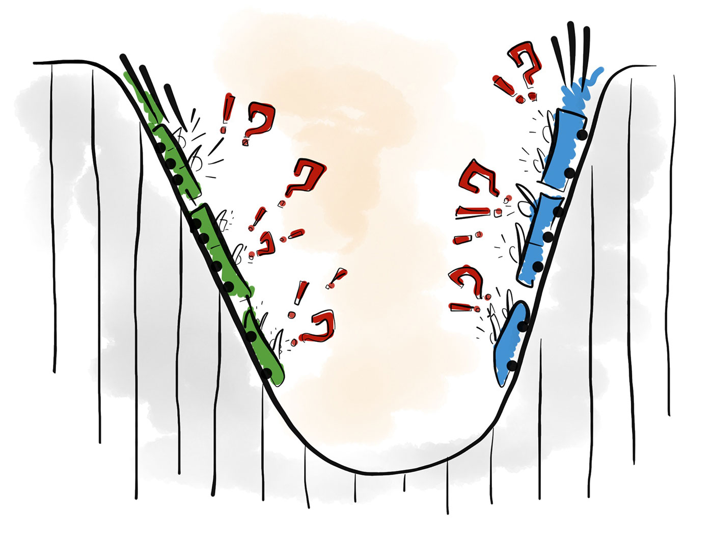 1400x1050 what developers can learn from roller coaster engineers - Simple Roller Coaster Drawing