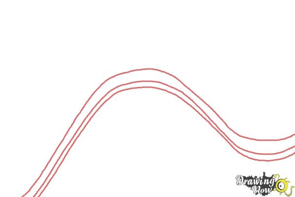 600x400 how to draw a roller coaster for kids - Simple Roller Coaster Drawing