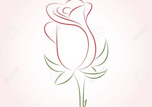 300x210 simple rose sketch easy simple rose drawing stepstep - Simple Rose Bud Drawing