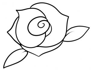 302x237 How To Draw How To Draw A Rose For Kids - Simple Rose Drawing Step By Step