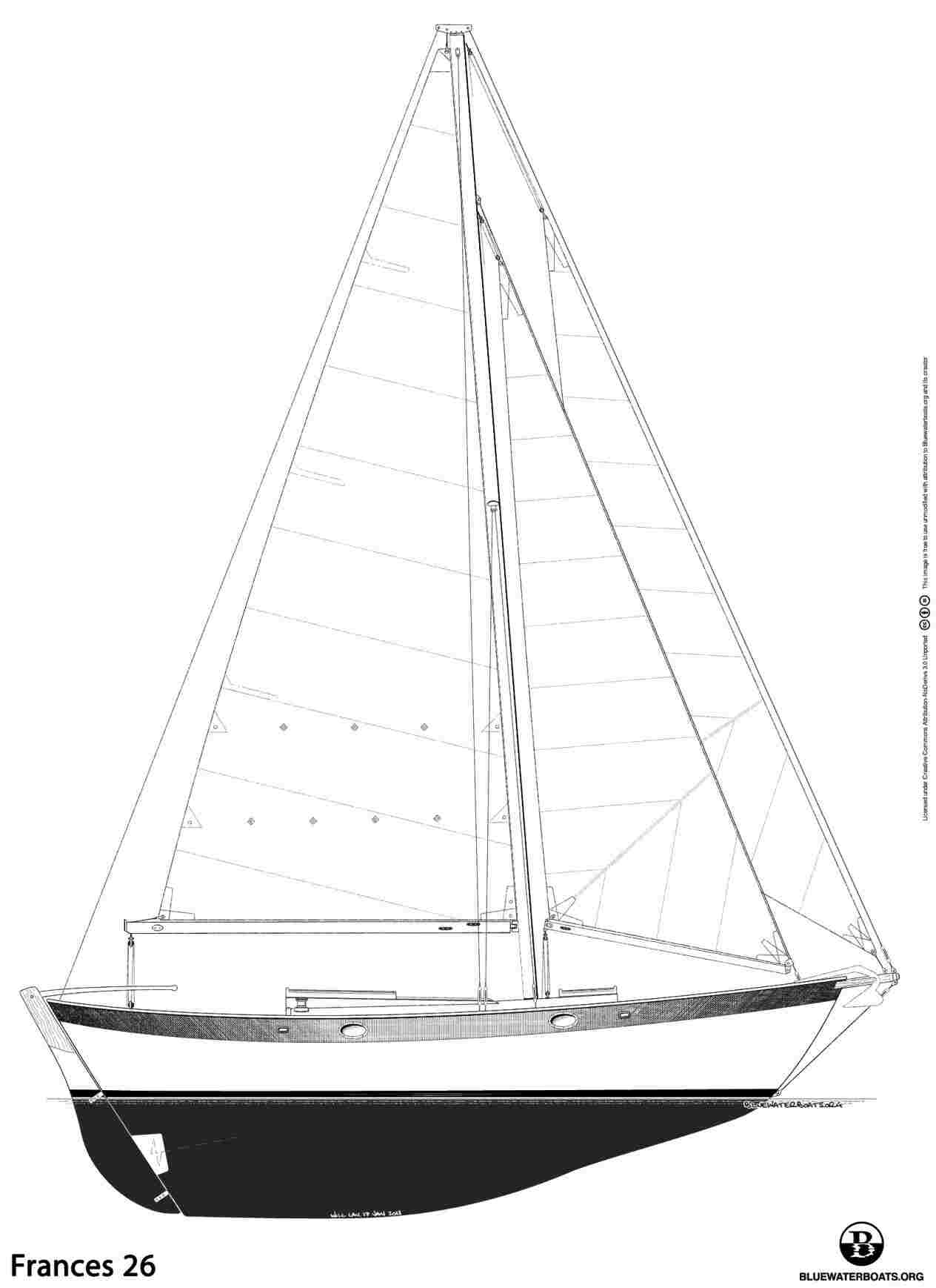1264x1738 Simple Sailboat Sketch - Simple Sailboat Drawing