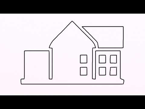 480x360 How To Draw School Easy Drawing For Kids Step - Simple School Drawing