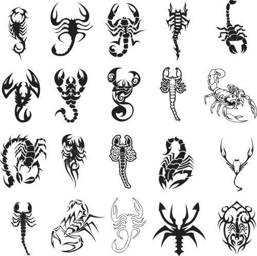 500x498 Different Scorpion Tattoo Ideas Tattoos Tattoos, Zodiac Sign - Simple Scorpion Drawing