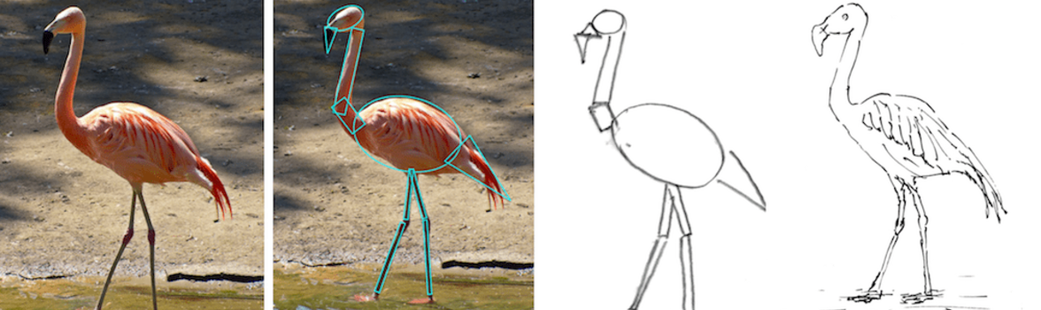 1176x350 How To Start Drawing Using Simple Shapes Arttutor - Simple Shapes Drawing