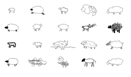 447x263 New Art Trading Sheep - Simple Sheep Drawing