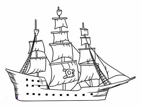 474x364 Simple Ship Drawing For Kids Gtgt - Simple Ship Drawing