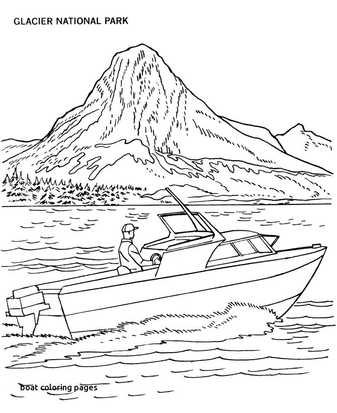 670x820 speed boat coloring pages speed boat coloring pages free simple - Simple Ship Drawing