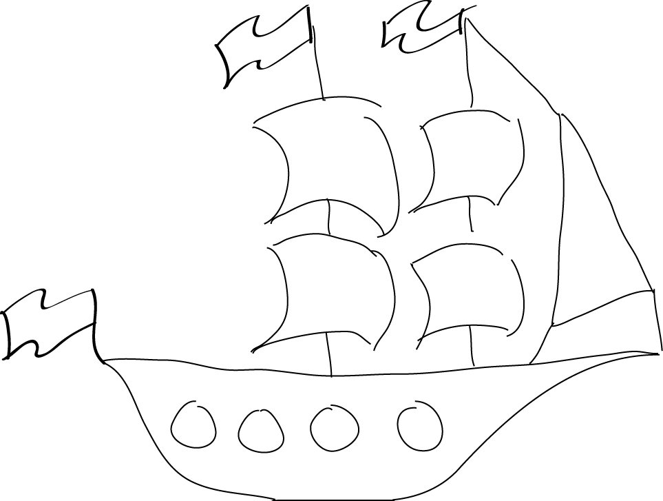 963x727 When My Very Simple Ship Comes In Stickyknowledge - Simple Ship Drawing