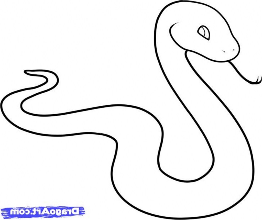 Simple Snake Drawing at Explore collection of