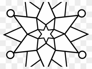 320x240 snowflake clip art - Simple Snowflake Drawing