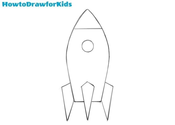 700x500 how to draw a spaceship how to draw for kids - Simple Spaceship Drawing