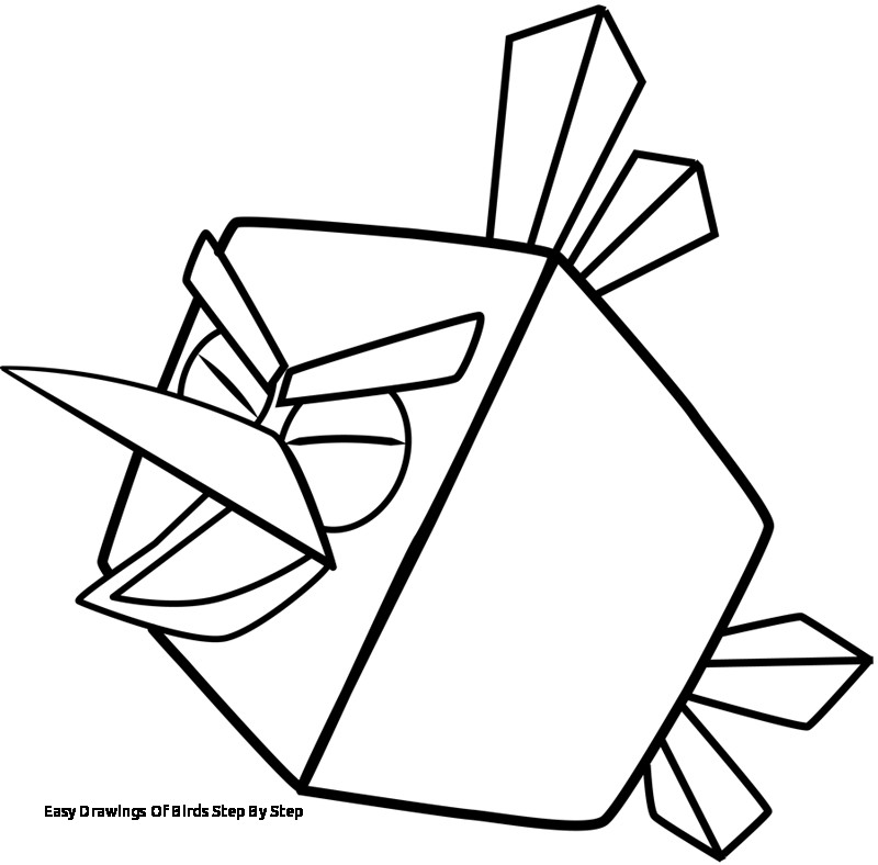 800x788 Easy Drawings Of Birds Step - Simple Sparrow Drawing