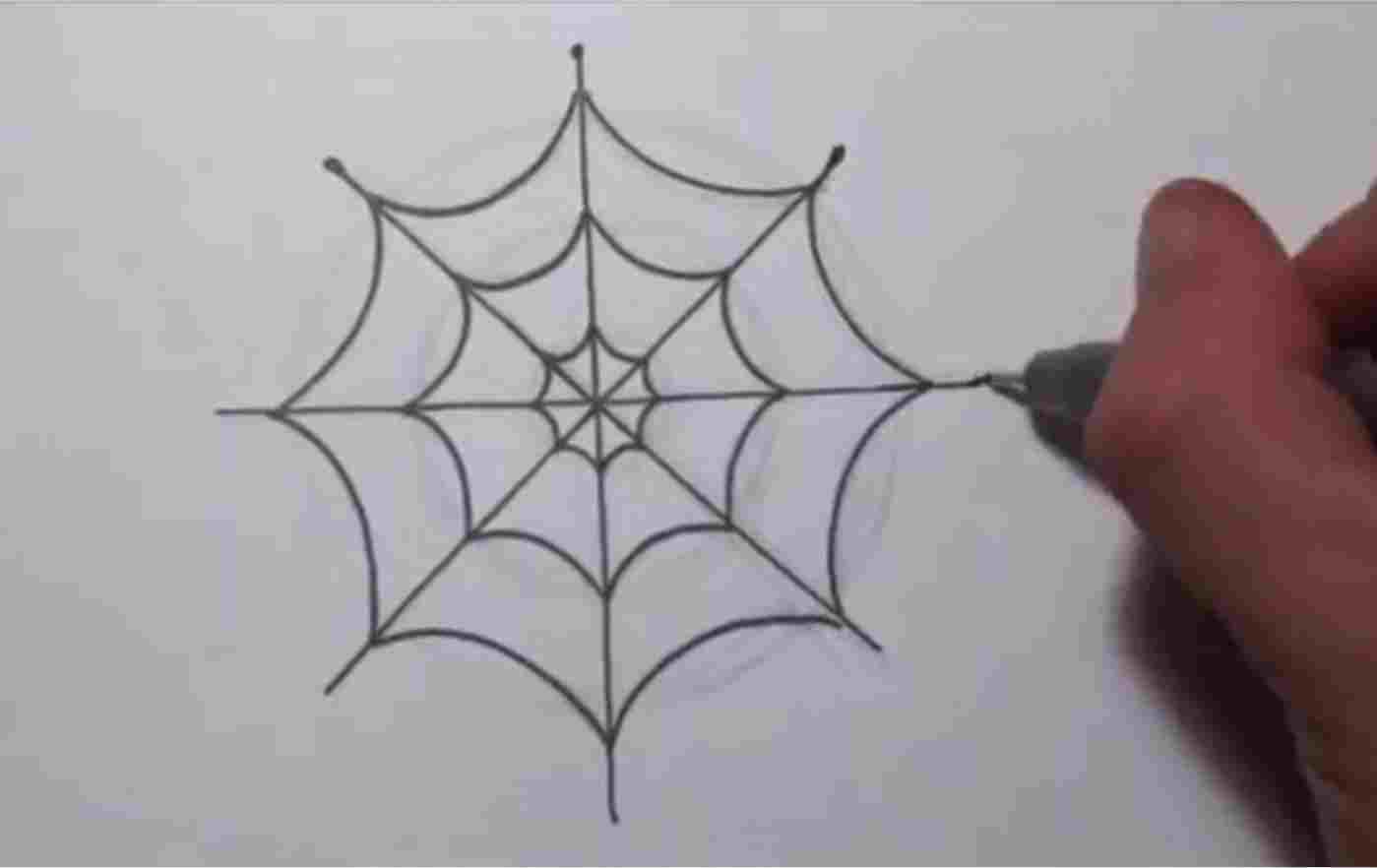 1399x882 ways simple spider drawing to draw a spider wikihowrhwikihowcom - Simple Spider Drawing