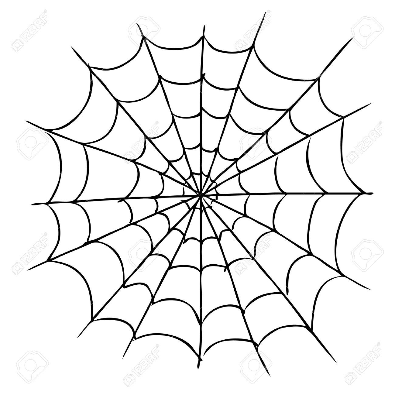 Spider Web Drawing Easy at PaintingValley.com | Explore collection of
