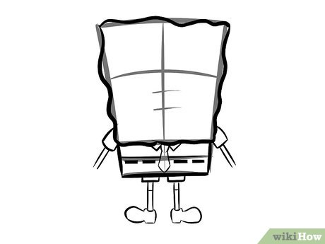 460x345 ways to draw spongebob squarepants - Simple Spongebob Drawing
