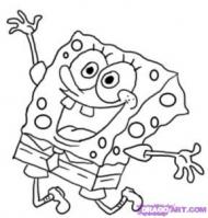 190x199 how to draw spongebob squarepants lessons drawing for kids - Simple Spongebob Drawing
