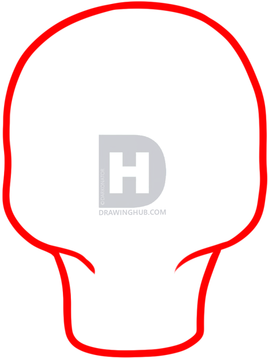 539x720 How To Draw A Sugar Skull Easy, Step - Simple Sugar Skull Drawing