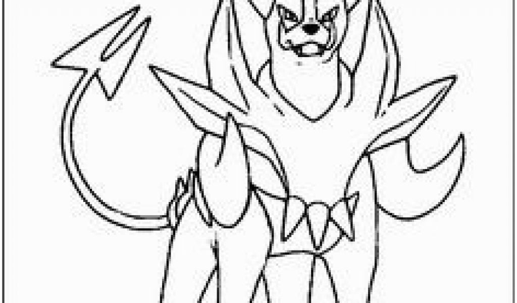 1024x600 Pokemon Sun And Moon Printable Coloring Pages Best - Simple Sun And Moon Drawing