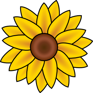 300x299 making a mosaic table top mosaic sunflower drawing, sunflower - Simple Sunflower Drawing