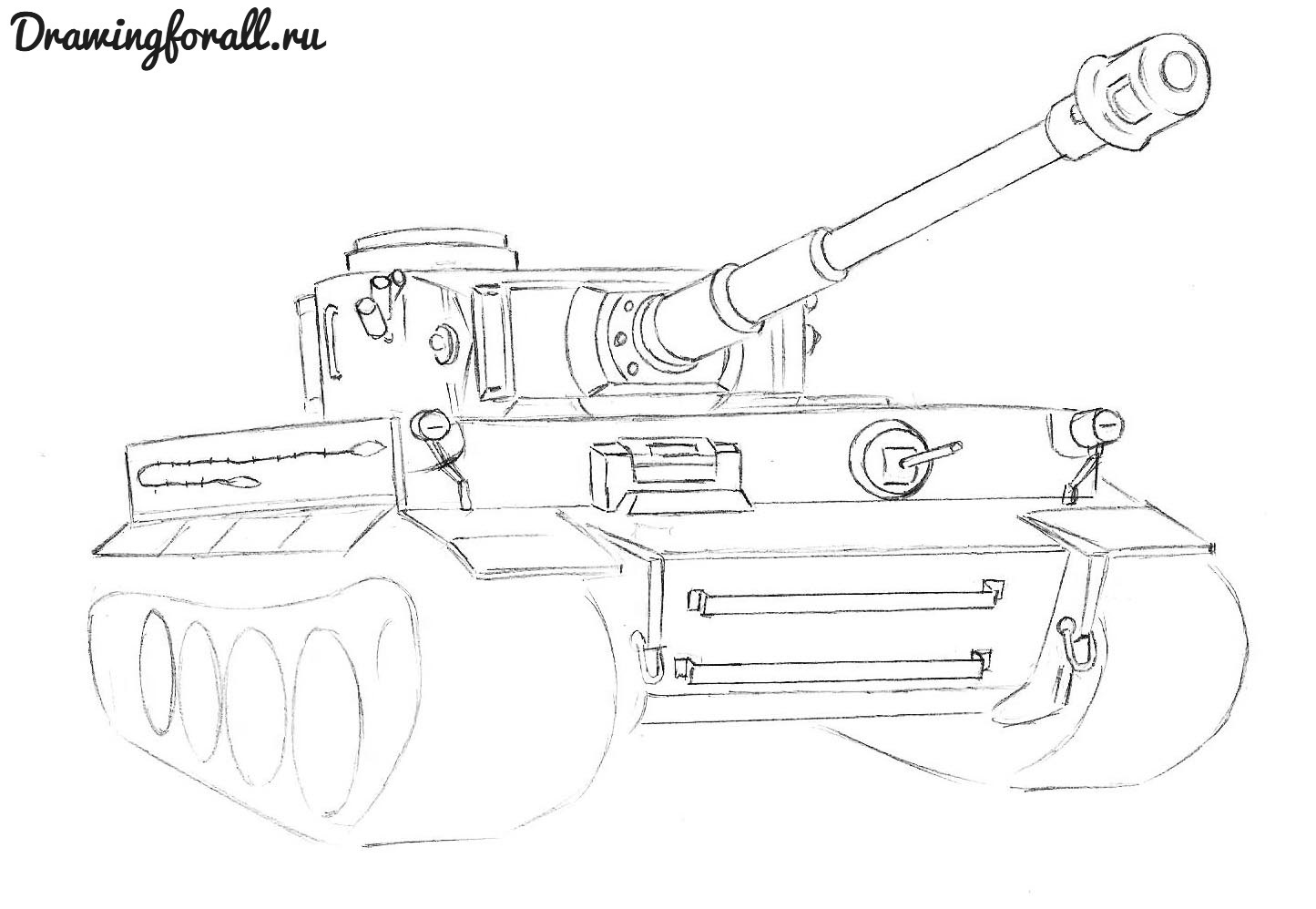 1445x998 Simple Tank Drawings - Simple Tank Drawing