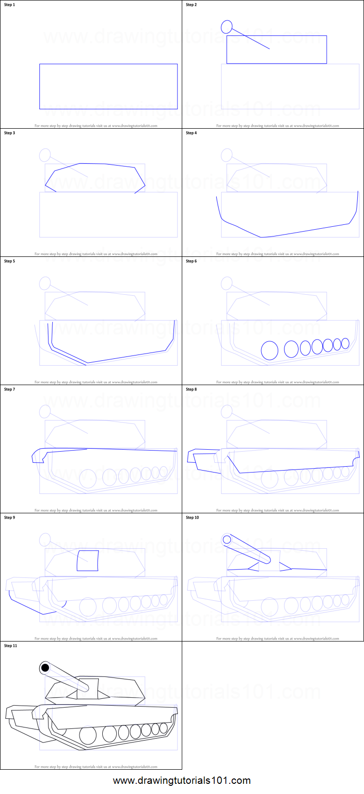 751x1635 How To Draw A Simple Tank Printable Step - Simple Tank Drawing