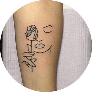 Simple Tattoo Drawings at PaintingValley.com | Explore collection of ...