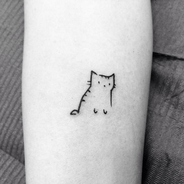 600x600 simple tattoos that are simply genius - Simple Tattoo Drawings