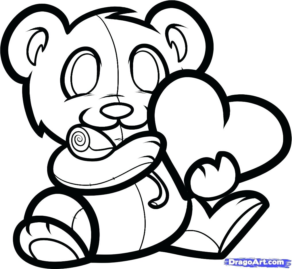 1016x938 Simple Bear Budzdorov Club - Simple Teddy Bear Drawing