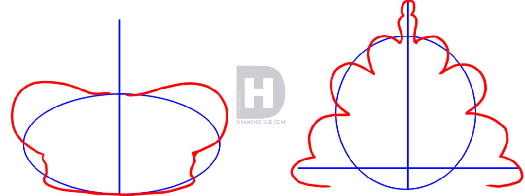 1080x403 how to draw a tiara, crown, step - Simple Tiara Drawing