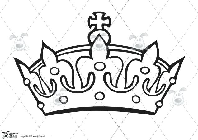 636x450 Simple Crown Template - Simple Tiara Drawing